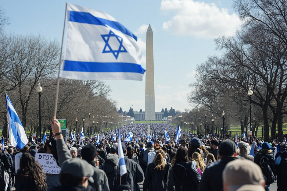 March for Israel in Washington D.C. in 2023