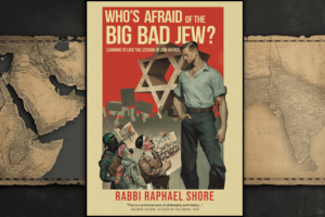 Book cover for Rabbi Raphael Shore's book, "Who's Afraid of the Big Bad Jew?"