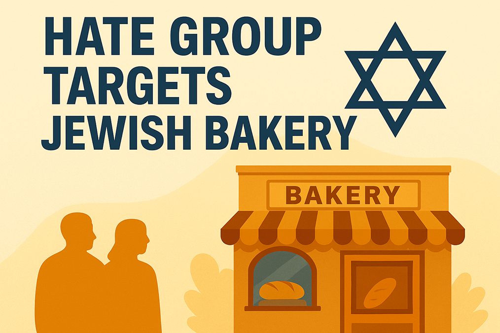 hate group targets jewish bakery